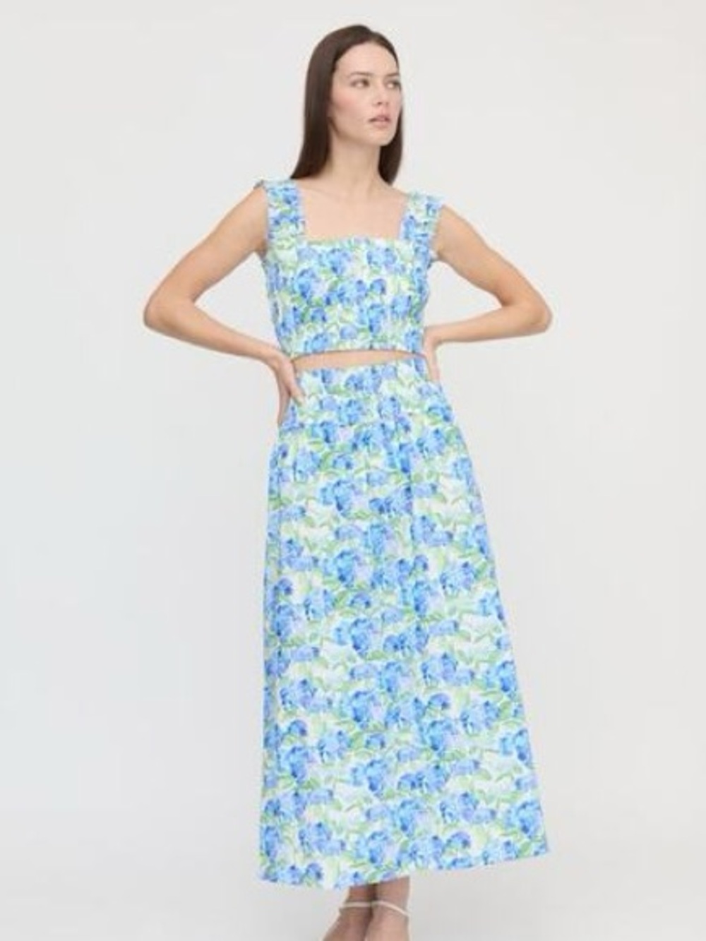 Hill House x  La Coqueta Delphine Nap Skirt and Azalea Nap Top
